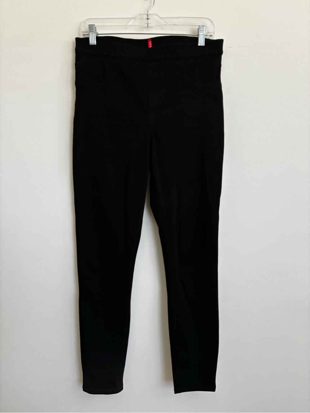 Spanx Black Jeanish Ankle Leggings size large